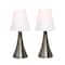 Simple Designs Valencia Mini Touch Table Lamp Set